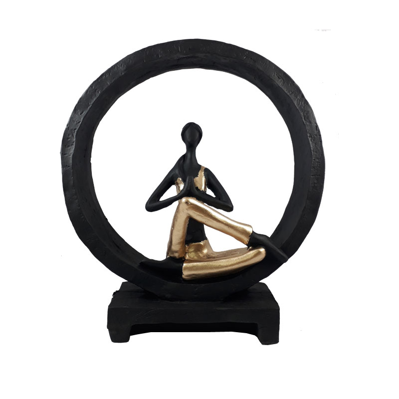 مجسمه طرح یوگا مدل حلقه ای کد 003
