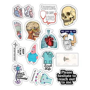 استیکر لپ تاپ توییجین و موییجین طرح Pezeshki کد 02 مجموعه 14 عددی