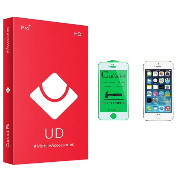 محافظ صفحه نمایش سرامیکی یو دی مدل +PRO مناسب برای گوشی موبایل اپل iPhone 5