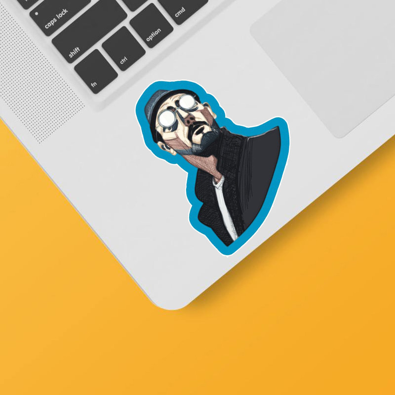استیکر لپ تاپ و موبایل بووم طرح فیلم مدل لیون کد ER4