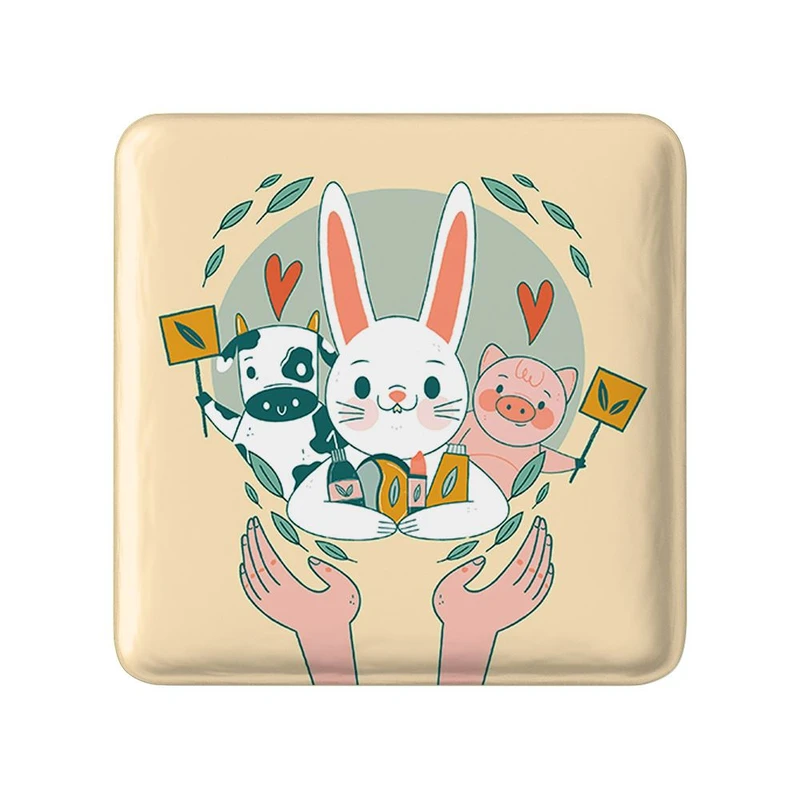 مگنت خندالو مدل حمایت از حیوانات کد 27354