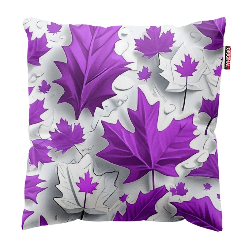 کوسن پاد آفرین طرح برگ کد 1598 سایز 30*30 سانتی متر