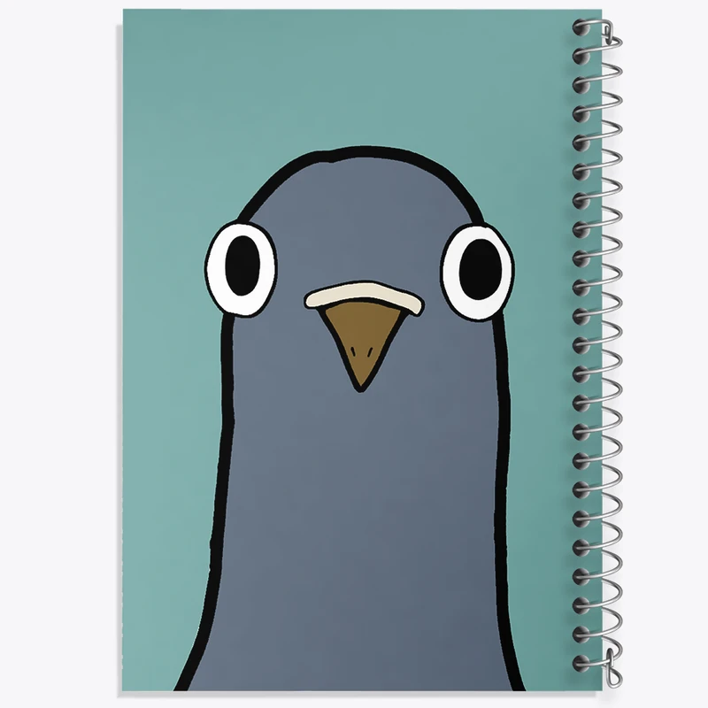 دفتر مشق 50 برگ خندالو طرح کبوتر خنگ کد F6679