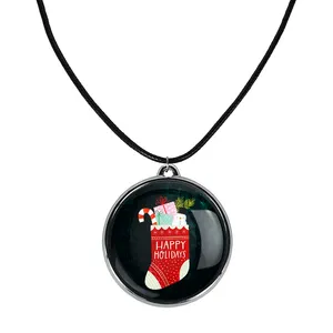 گردنبند خندالو مدل کریسمس Christmas کد 2217522178