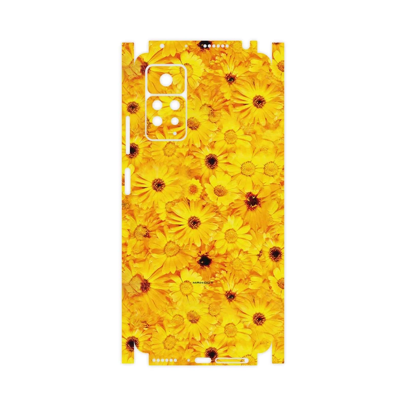 برچسب پوششی ماهوت مدل Yellow_Flower-FullSkin مناسب برای گوشی موبایل شیائومی Redmi Note 11 Pro Plus 5G (India)