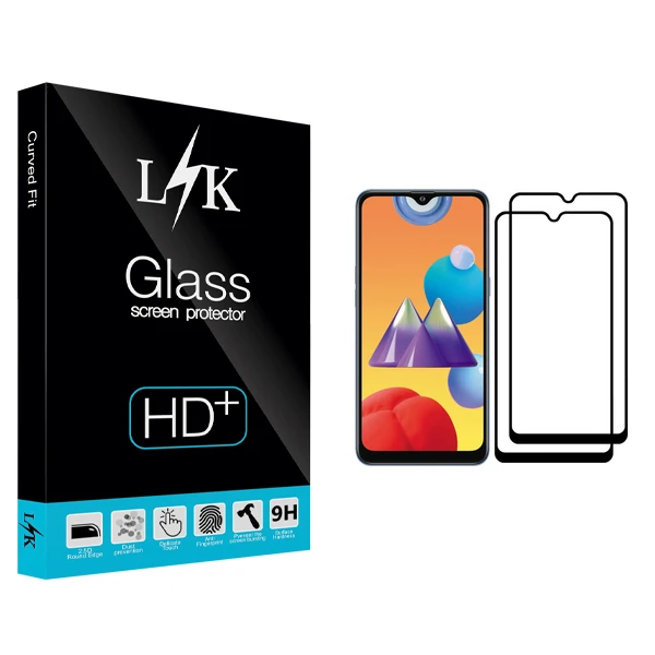محافظ صفحه نمایش ال کی مدل +HD مناسب برای گوشی موبایل سامسونگ Galaxy M01s بسته دو عددی