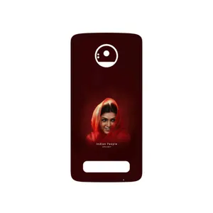 MAHOOT Portrait of an Indian Woman Cover Sticker for Motorola Moto Z Play