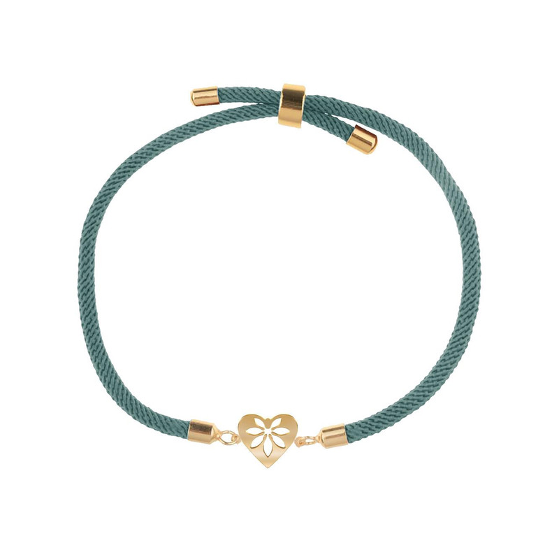 دستبند طلا 18 عیار زنانه مدوپد مدل گل کد D16-10456