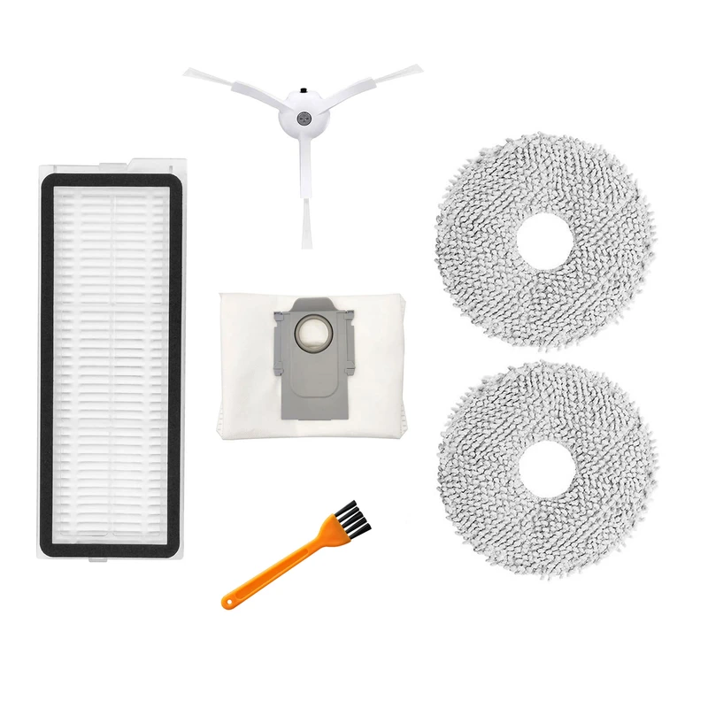 لوازم جانبی جاروبرقی مدل Roborock مناسب برای جاروبرقی رباتیک روبوراک  Q Revo Maxv مجموعه 6 عددی