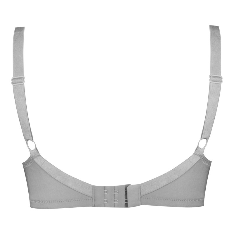 سوتین زنانه اما مدل فنردار دانتل کد 4921-3100 رنگ طوسی