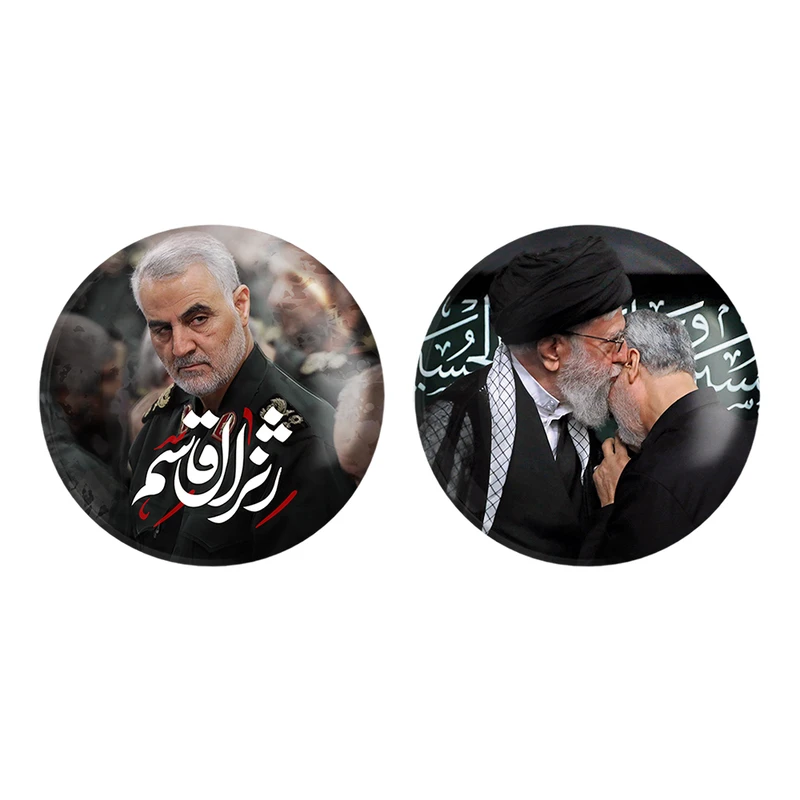 مگنت خندالو طرح سردار سلیمانی کد 26072597 مجموعه 2 عددی
