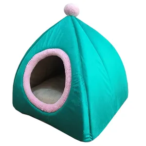  جای خواب سگ و گربه مدل کلبه ای 