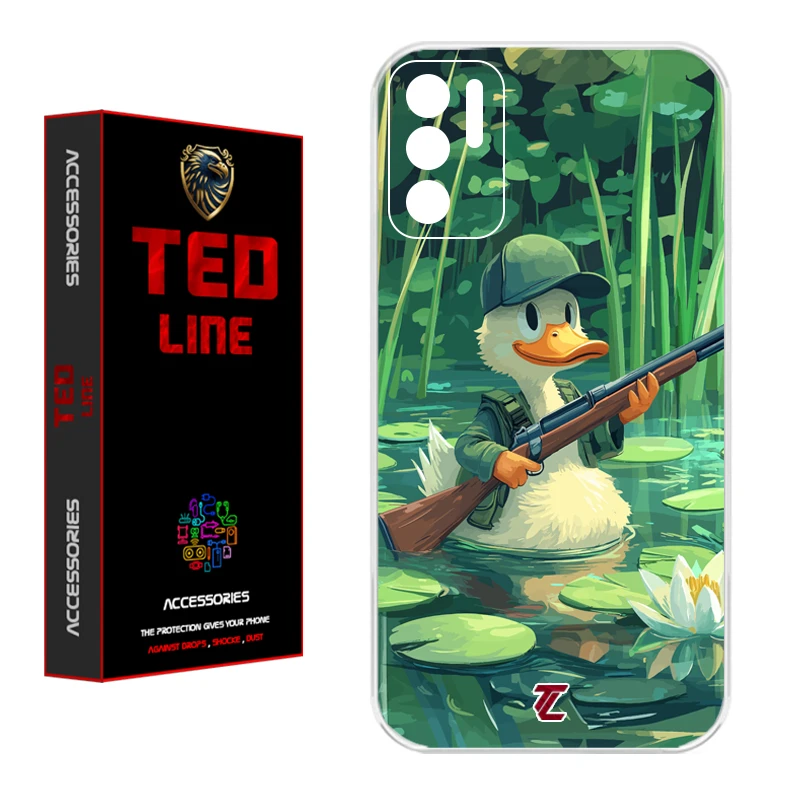 کاور تد لاین طرح اردک کد 1123 مناسب برای گوشی موبایل شیائومی Poco M3 Pro / Redmi Note 10 5G