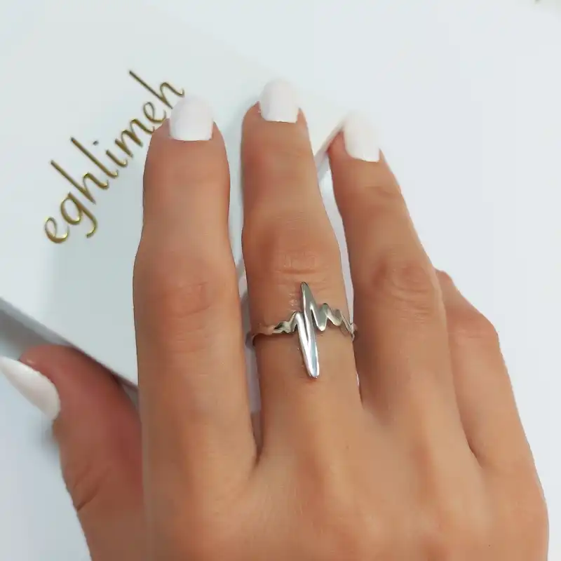 انگشتر نقره زنانه اقلیمه مدل AN433