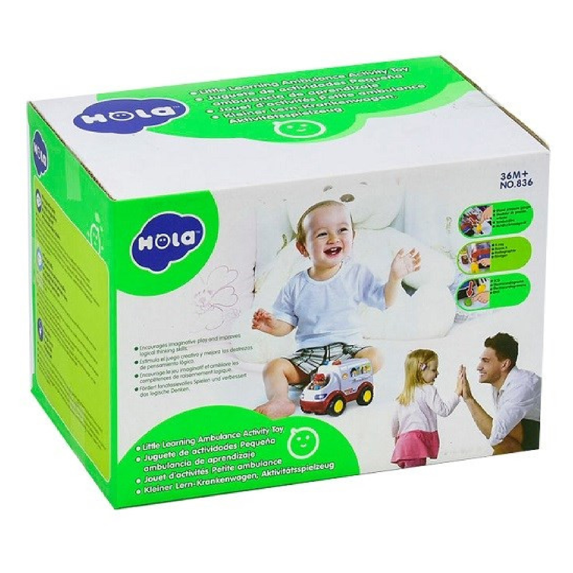 بازی آموزشی هولا مدل آمبولانس کد 836