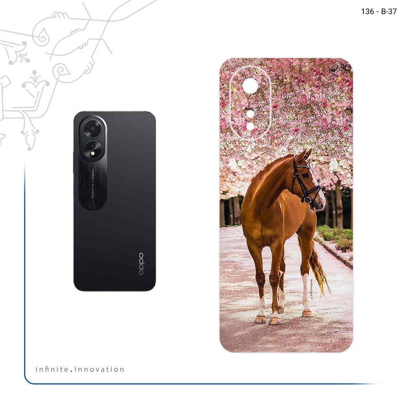 برچسب پوششی ماهوت مدل Horse_1 مناسب برای گوشی موبایل اپو A38