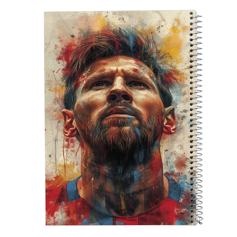 دفتر ژورنال نویسی 50 برگ مدوپد مدل نقطه ای طرح مسی messi کد DF14063