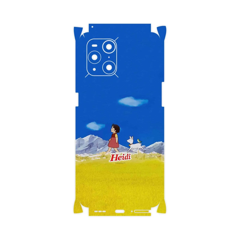 برچسب پوششی ماهوت مدل Heidi Girl of the Alps-FullSkin مناسب برای گوشی موبایل اپو Find X3 Pro