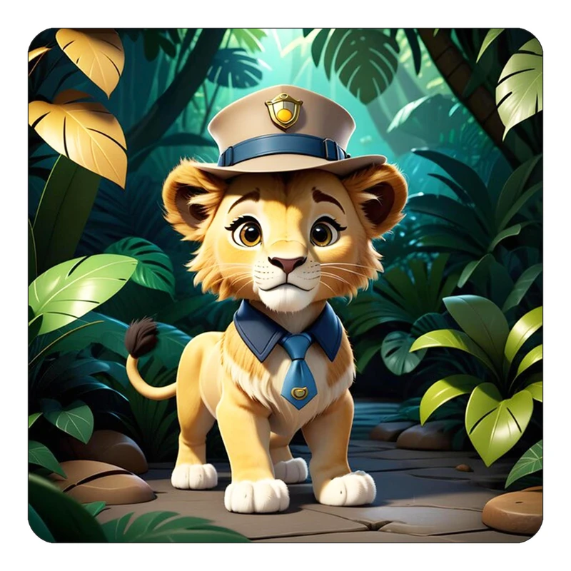 مگنت کاکتی طرح حیوانات کارتونی مدل mp28359