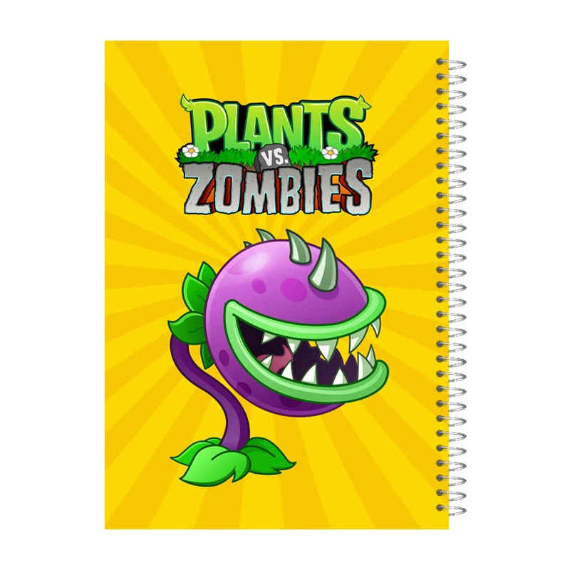 دفتر مشق 80 برگ آی چاپ مدل plants vs zombies کد 735b