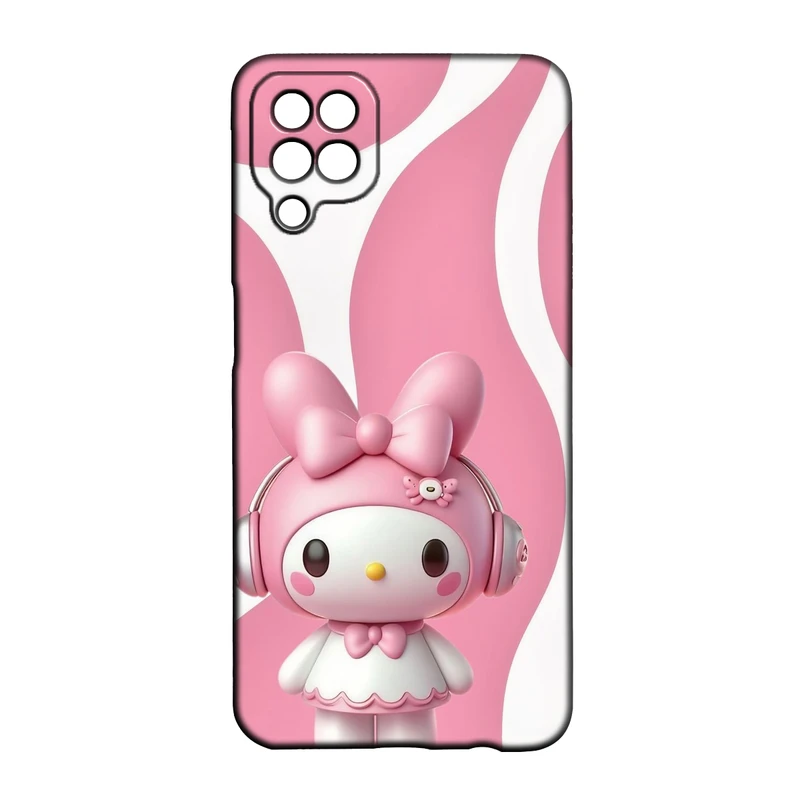 کاور طرح گربه مای ملودی کد 474 مناسب برای گوشی موبایل سامسونگ Galaxy A22 4g