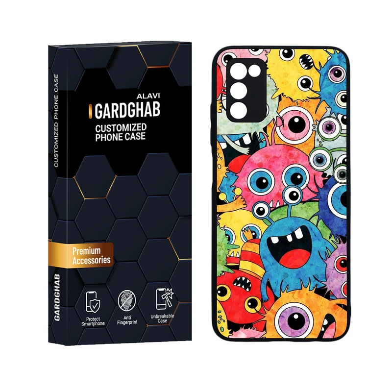 کاور گارد قاب علوی مدل دور ژله ای کارتونی و انیمه مناسب برای گوشی موبایل سامسونگ Galaxy A03s