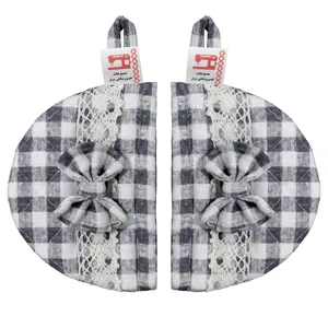 دستگیره منسوجات خسروشاهی برتر مدل چدنی طرح پیچازی کد DGCH227 بسته 2 عددی