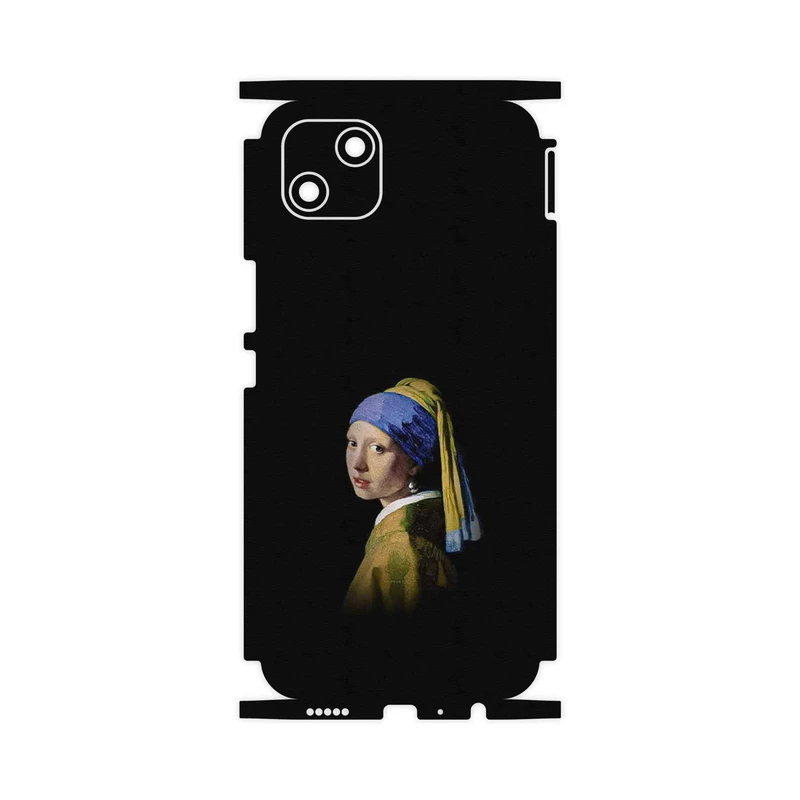 برچسب پوششی ماهوت مدل Girl with a Pearl Earring of Vermeer-FullSkin مناسب برای گوشی موبایل ویکو T10
