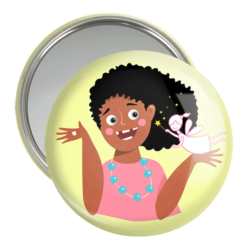 آینه جیبی خندالو مدل دندان و دندانپزشکی کودکانه کد 27782