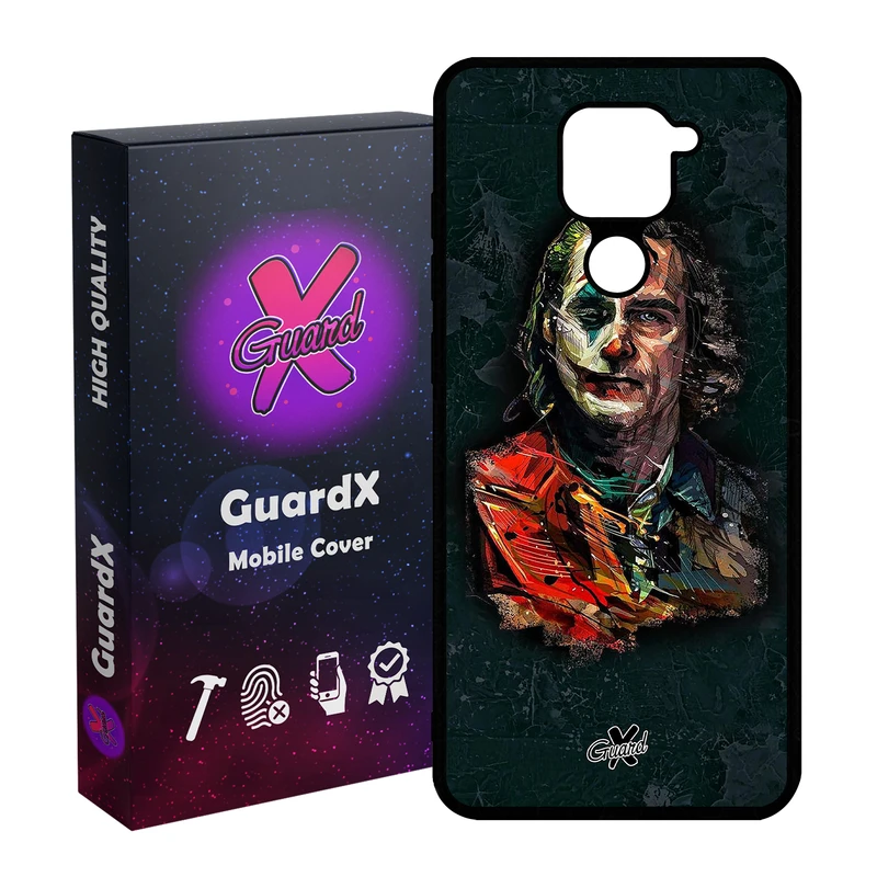 کاور گارد ایکس طرح Joker مدل Glass10155 مناسب برای گوشی موبایل شیائومی Redmi Note 9