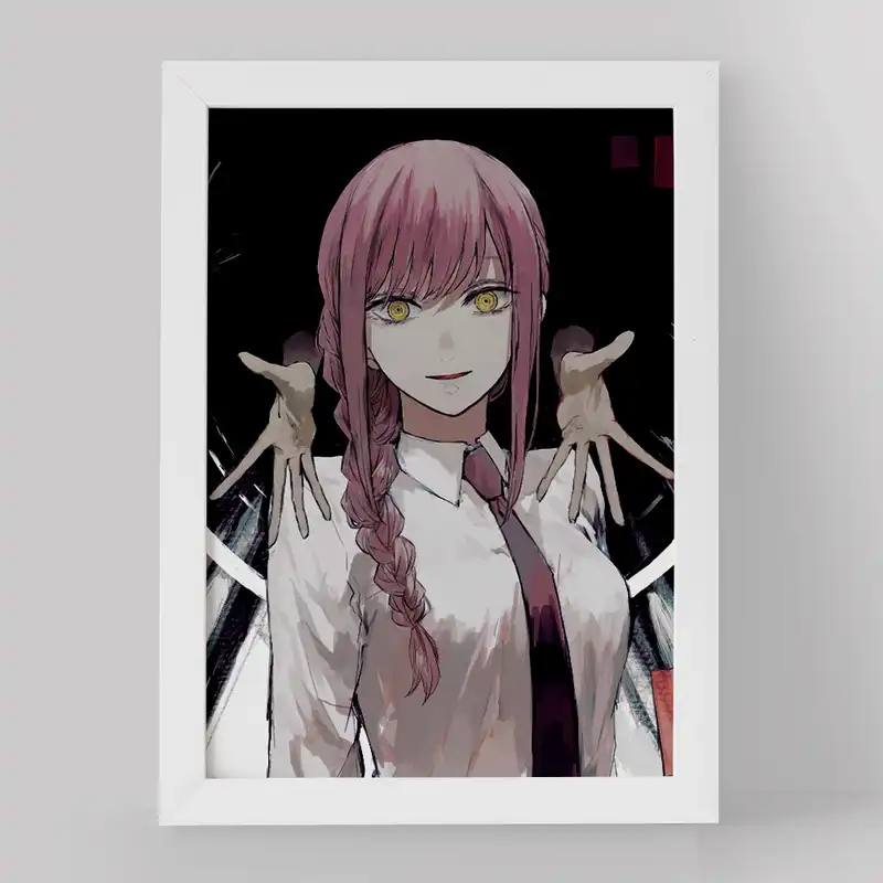 تابلو خندالو مدل ماکیما انیمه مرد اره ای کد 17928