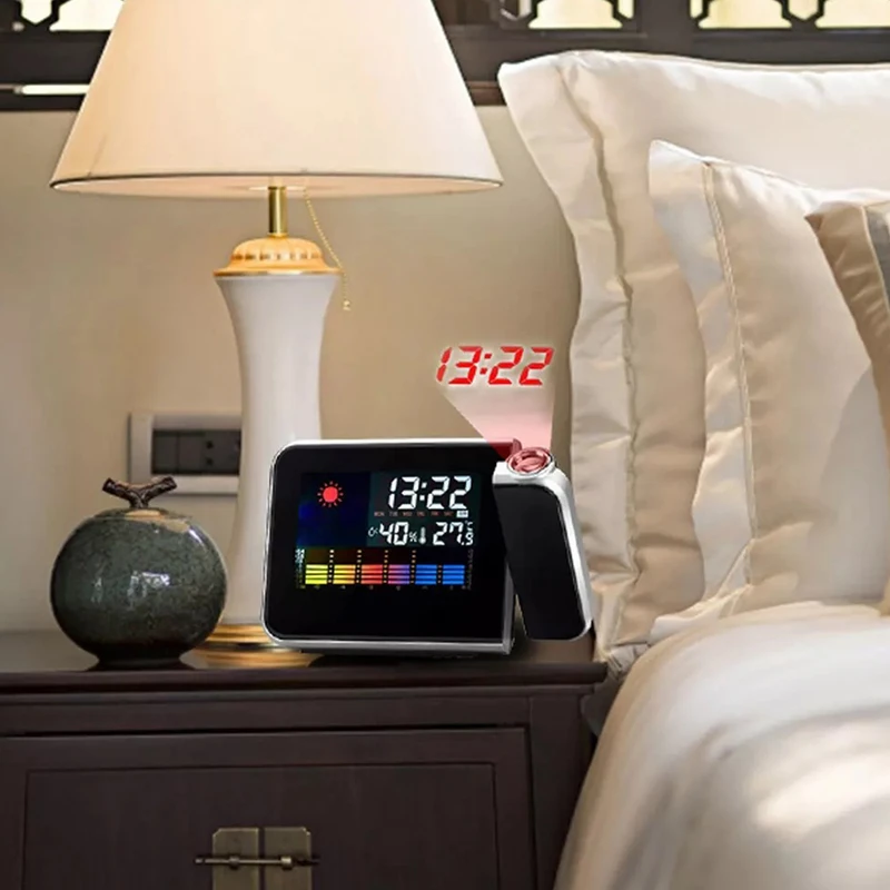 عکس شماره 11 : ساعت رومیزی دیجیتال مدل پروژکتور کد 7211