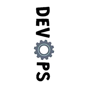 استیکر لپ تاپ طرح devops کد ST492