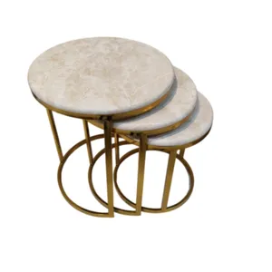 میز عسلی مدل ارکیده مجموعه سه عددی