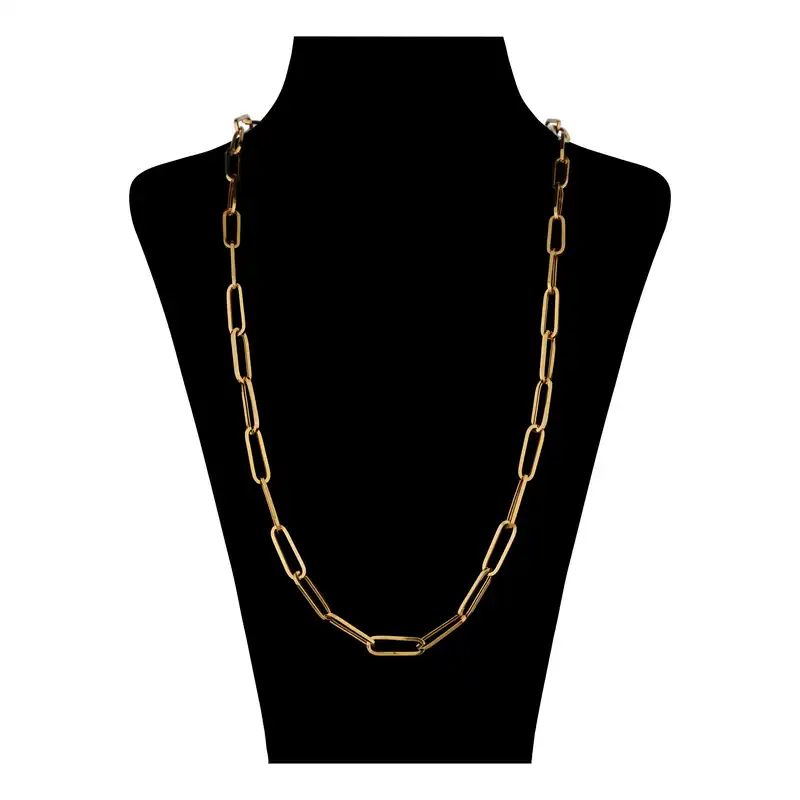 گردنبند طلا 18 عیار زنانه طلای مستجابی مدل 80105