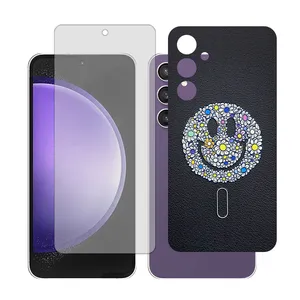 Glass Together model Matte Screen Protector Suitable for Samsung Galaxy A55 Mobile Phone with Back cover sticker