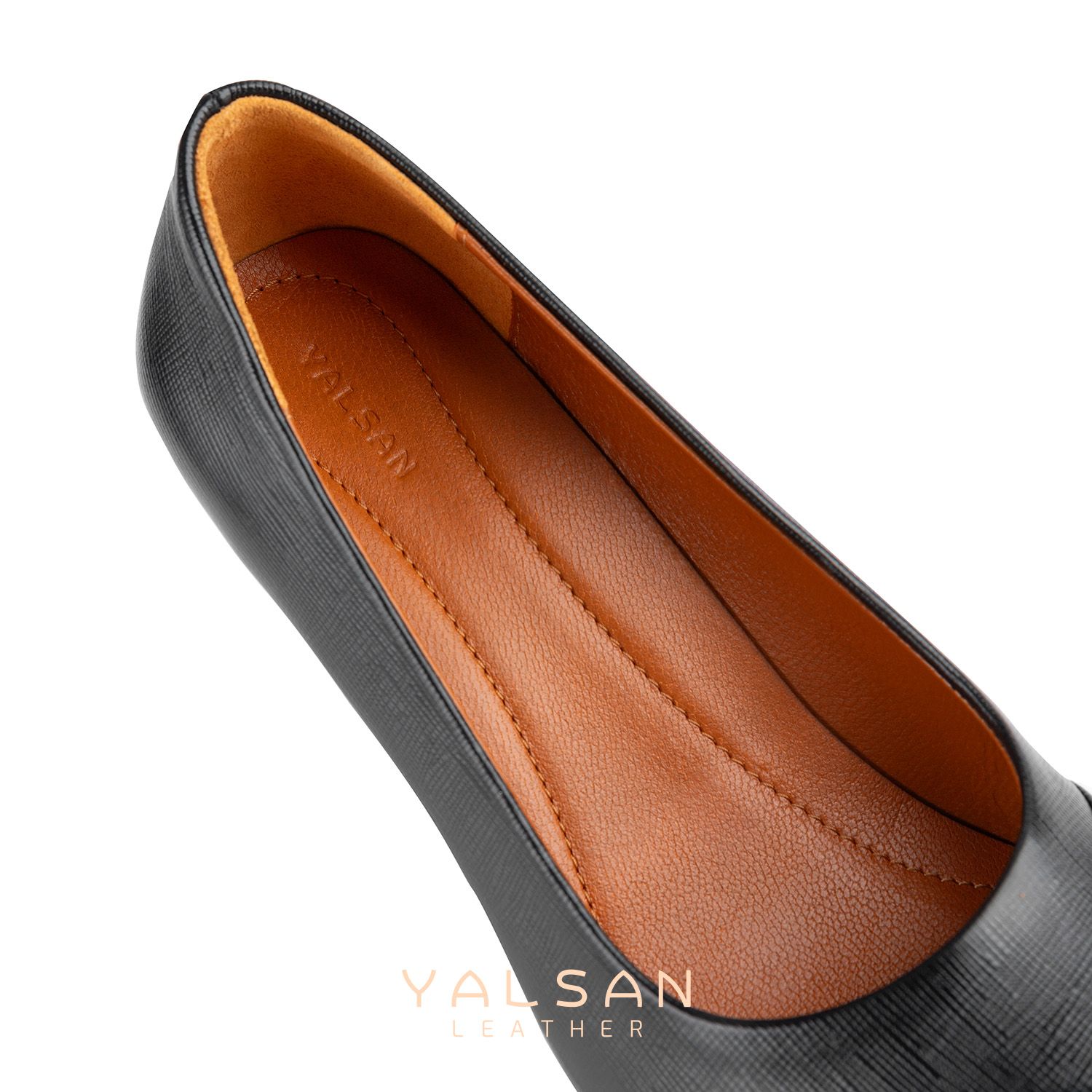 کفش زنانه چرم یلسان مدل لیانا کد HRM-642-msk -  - 5