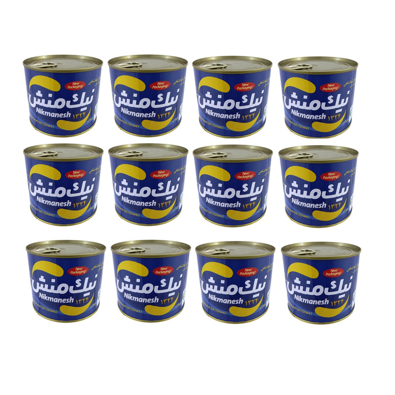 روغن حیوانی گاوی نیک منش - 450 گرم بسته 12 عددی