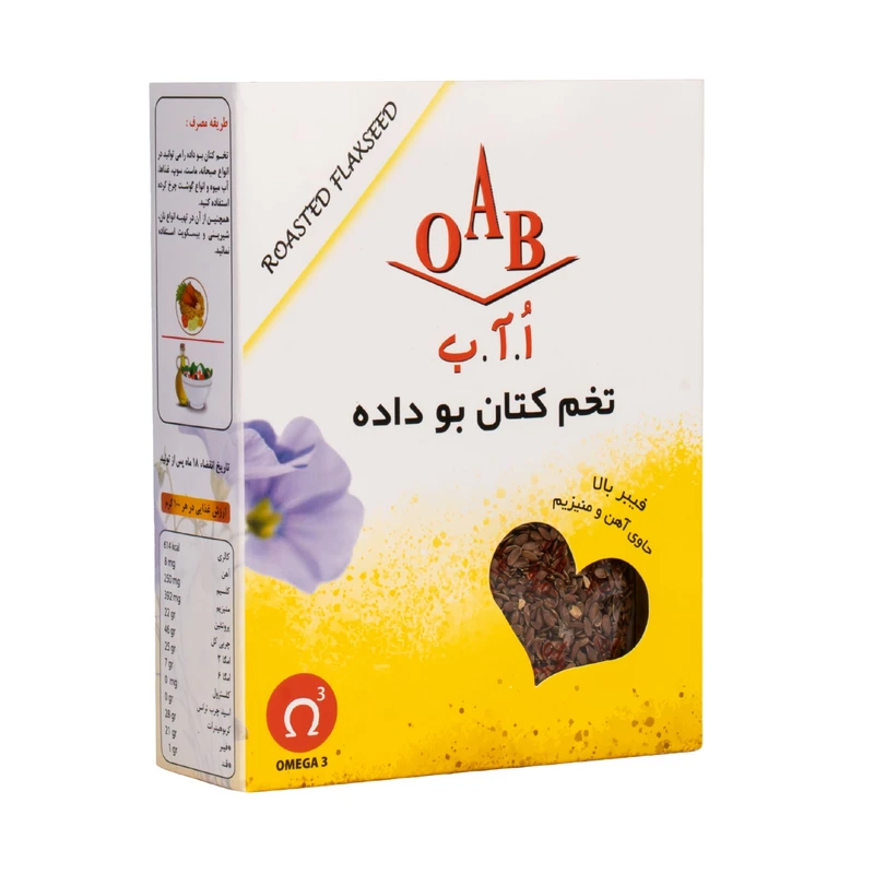 تخم کتان بو داده اُ آ ب - 200 گرم