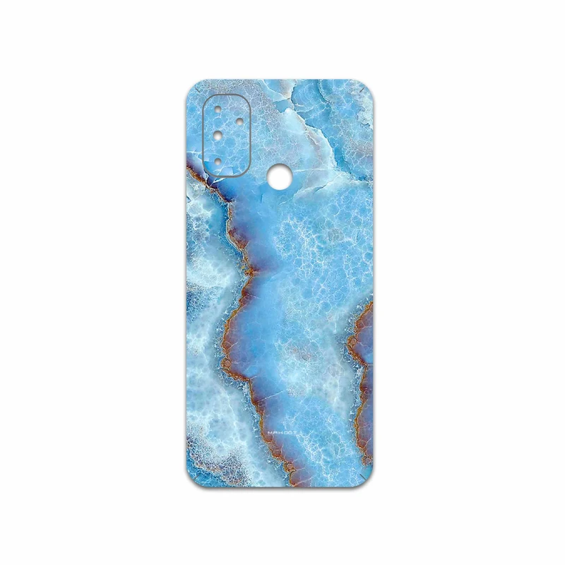 برچسب پوششی ماهوت مدل Blue-Ocean-Marble مناسب برای گوشی موبایل وان پلاس Nord N100