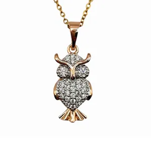 گردنبند زنانه ژوپینگ مدل جغد 2278