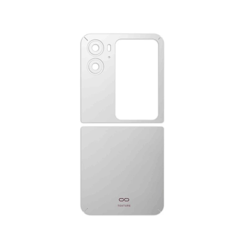 برچسب پوششی ماهوت مدل Matte-White مناسب برای گوشی موبایل اپو Find N2 Flip
