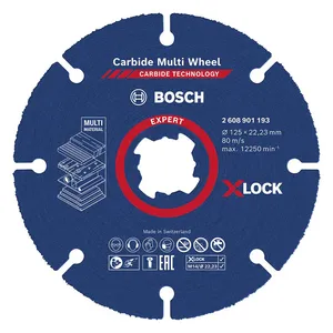 تیغ اره مولتی متریال بوش مدل کاربیدی کد X lock 125 mm