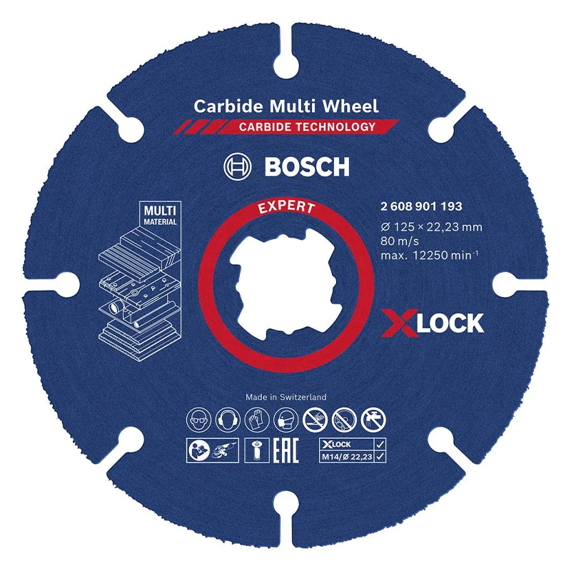 صفحه برش بوش مدل فوق حرفه ای کاربیدی Carbid Multi 125 mm