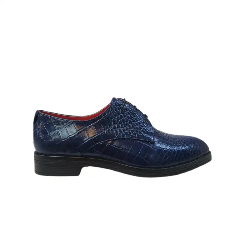 کفش زنانه مدل المان بندی 250CHARM014 رنگ سرمه ای