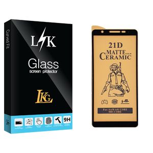 نقد و بررسی محافظ صفحه نمایش سرامیکی ال کا جی مدل LK Glass مناسب برای گوشی موبایل سامسونگ Galaxy A01 Core توسط خریداران