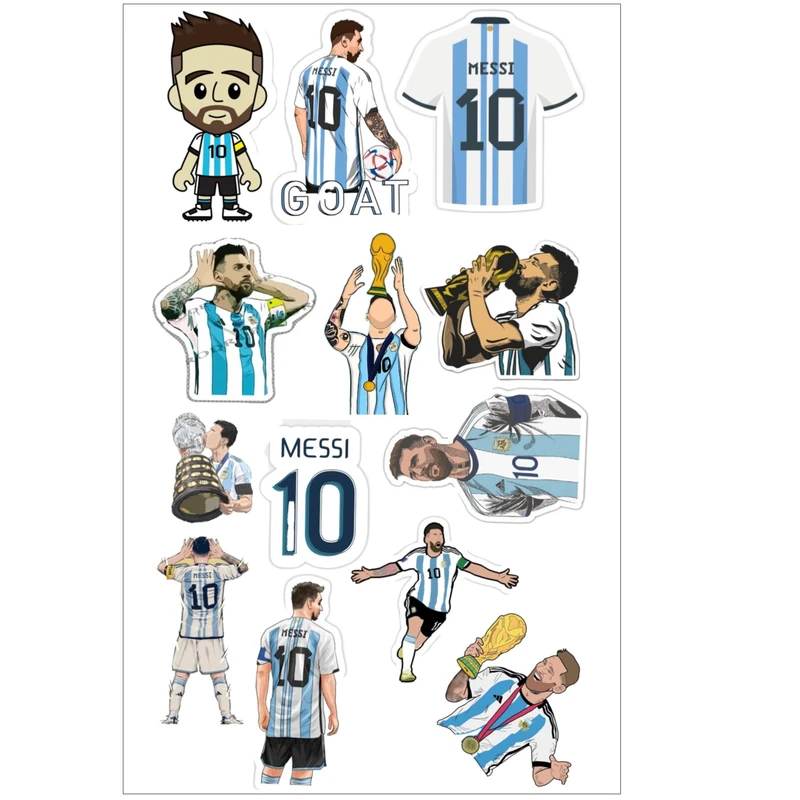 برچسب مدل اسپرت ورزشی و فوتبال مسی کد 1010