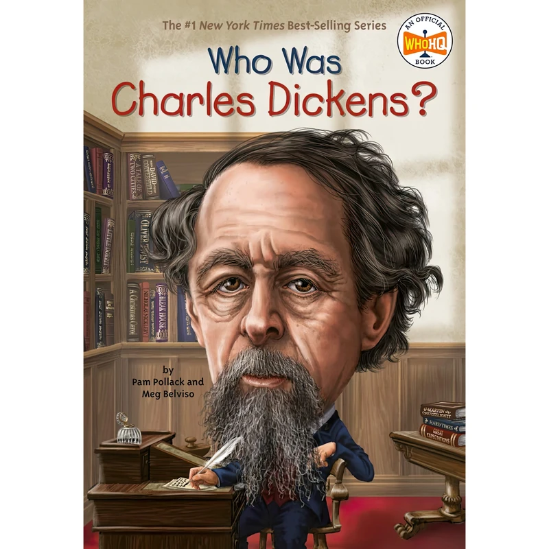 کتاب Who Was Charles Dickens اثر Pam Pollack and Meg Belviso and Who HQ انتشارات Penguin Workshop