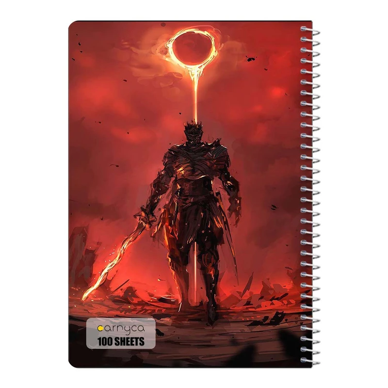 دفتر مشق 100 برگ سیمی کارنیکا طرح دارک سولز Dark Souls کد 59231