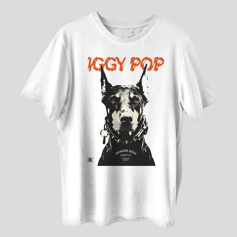 تی شرت آستین کوتاه مردانه مدل گنگ سگ وحشی z275